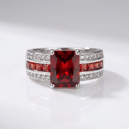 ANILLO VINTAGE CON PIEDRA PRECIOSA
