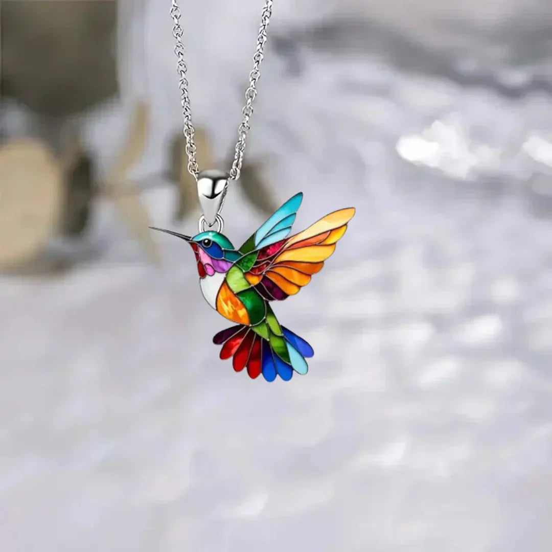 SET Precioso Collar de Colibrí Con Pendientes de Regalo – Oferta por tiempo limitado