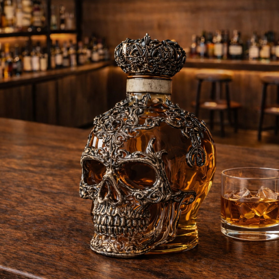 Whisky de la casa edición calavera
