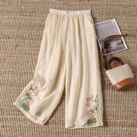 Lysette - Floral Print Pants