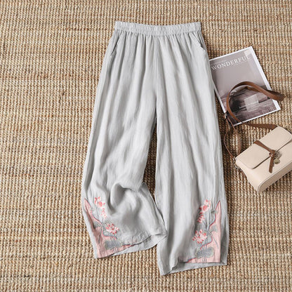 Lysette - Floral Print Pants