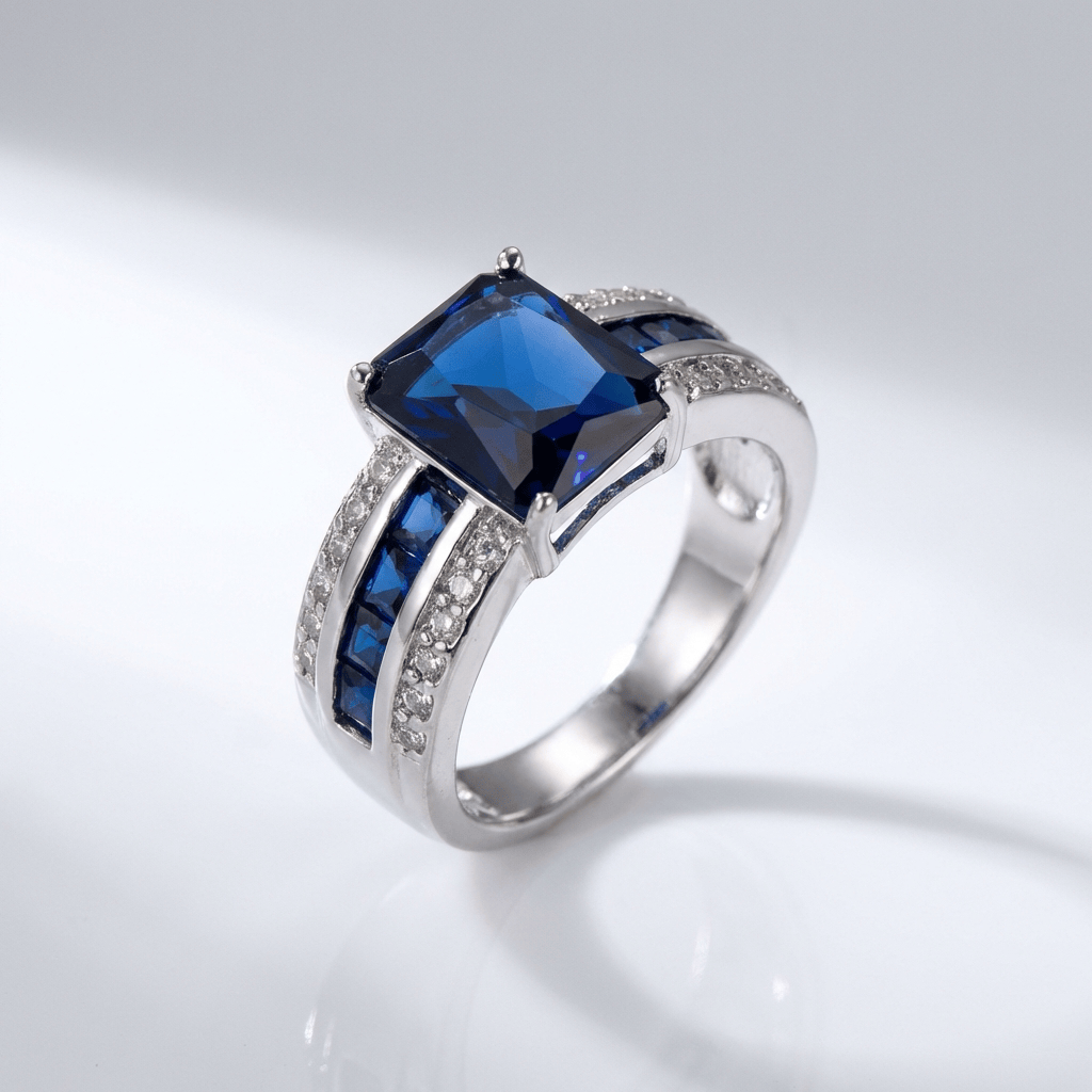 ANILLO VINTAGE CON PIEDRA PRECIOSA