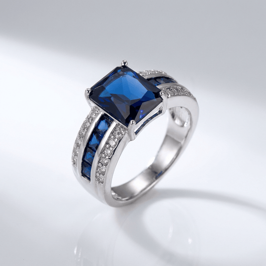 ANILLO VINTAGE CON PIEDRA PRECIOSA