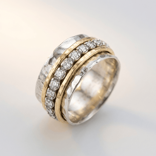 ANILLO GIRATORIO ZIRCONIA SERENETY