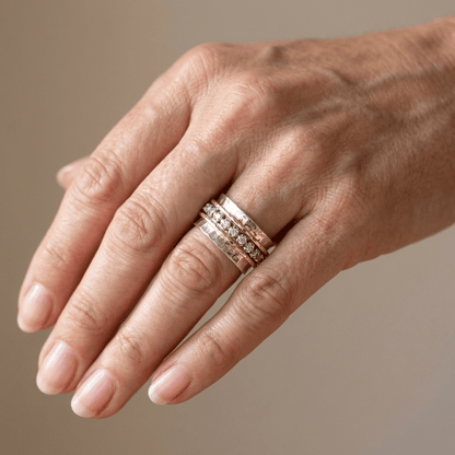 ANILLO GIRATORIO ZIRCONIA SERENETY