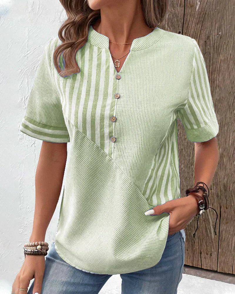 Maveline - Classic Striped Top
