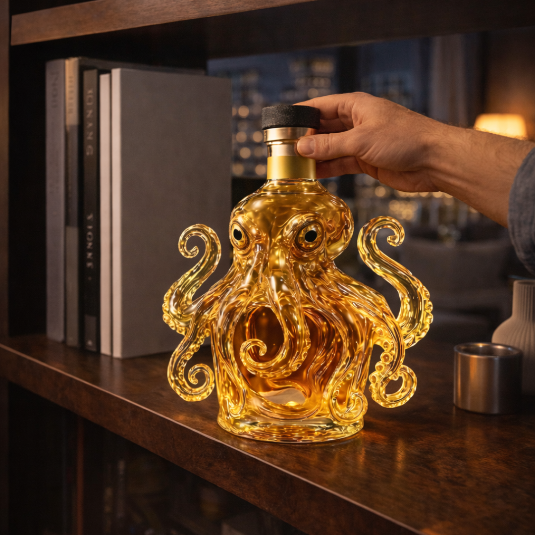 Whisky de la casa Edición Pulpo