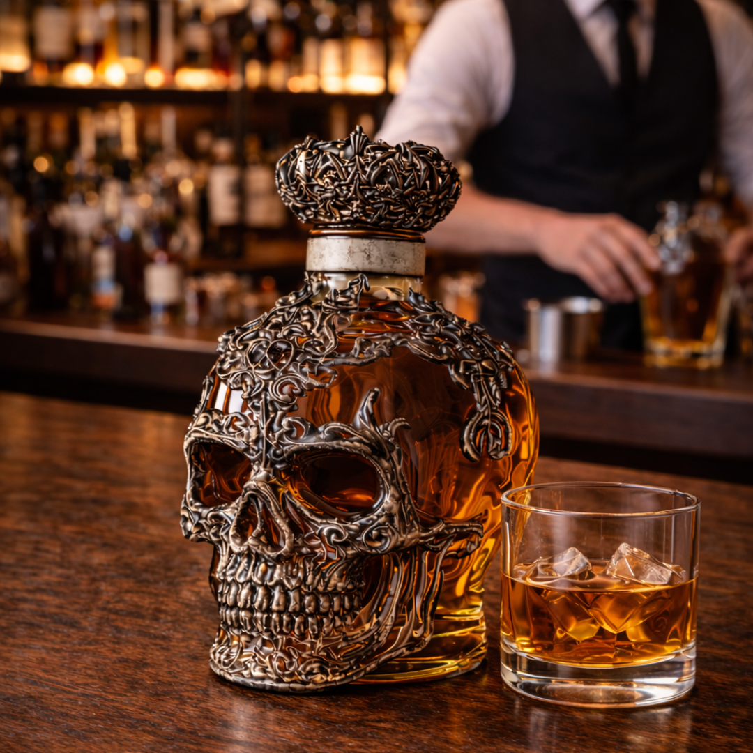 Whisky de la casa edición calavera