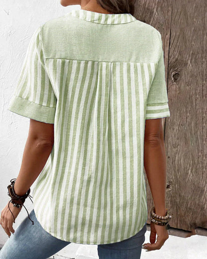 Maveline - Classic Striped Top