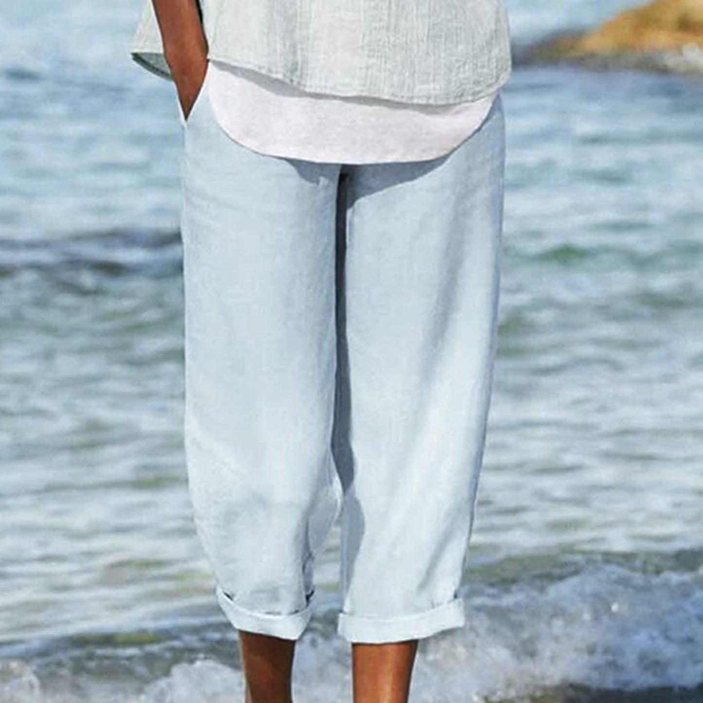 Clydel - Breezy Cropped Pants
