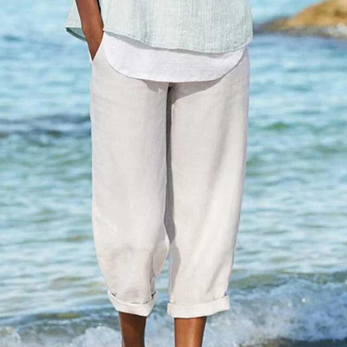 Clydel - Breezy Cropped Pants