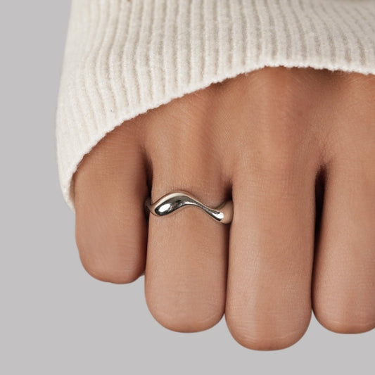 Anillo Silver Wave