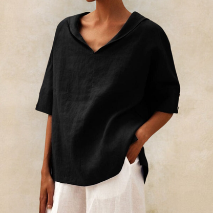 Mireina - Casual Loose-Fit Blouse