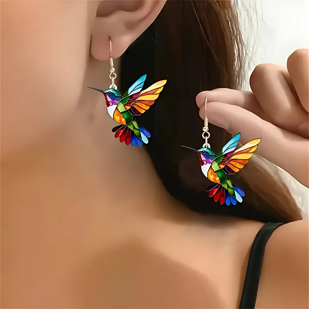 SET Precioso Collar de Colibrí Con Pendientes de Regalo – Oferta por tiempo limitado