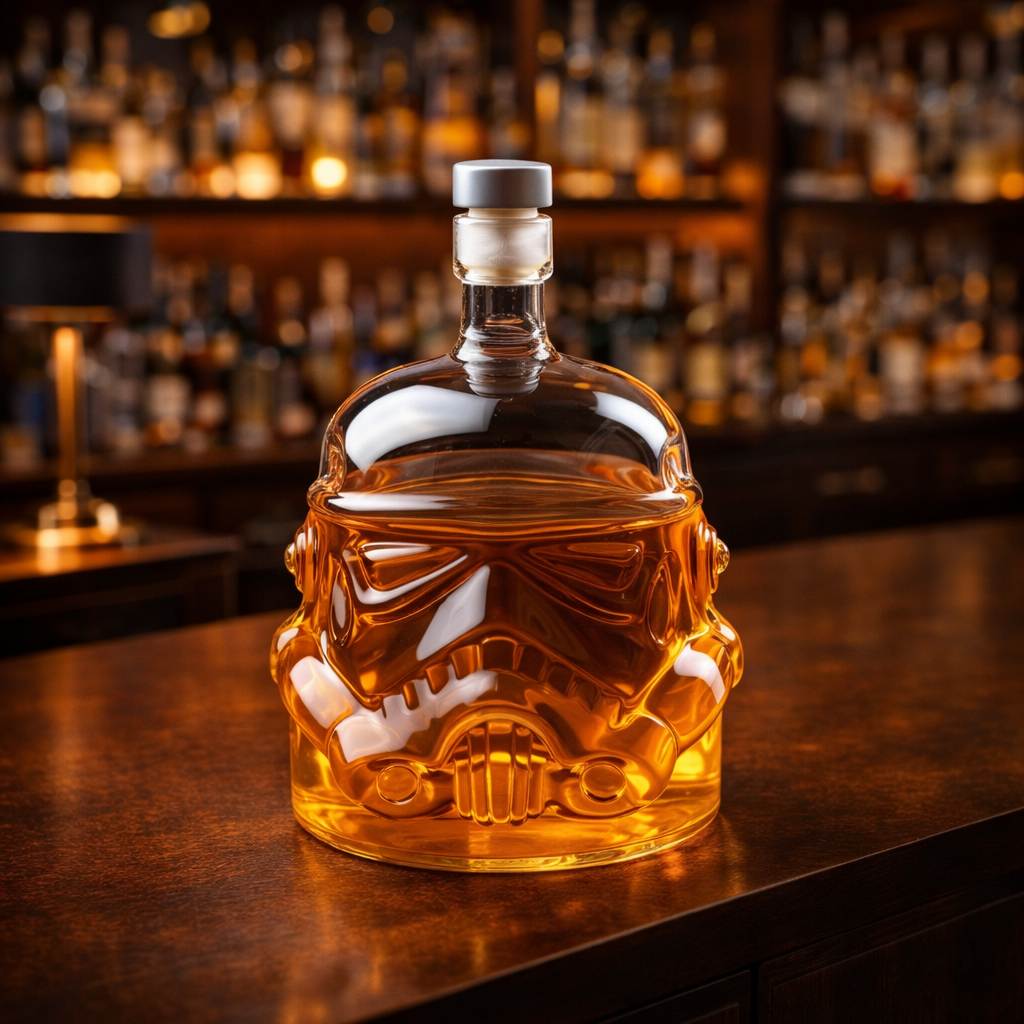 Juego de whisky: Colección de botellas y vasos