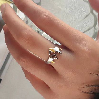 925 Sterling Silver Dachshund Ring – Adjustable Fit