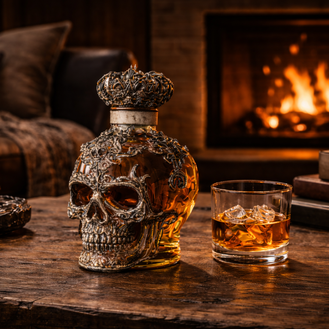 Whisky de la casa edición calavera