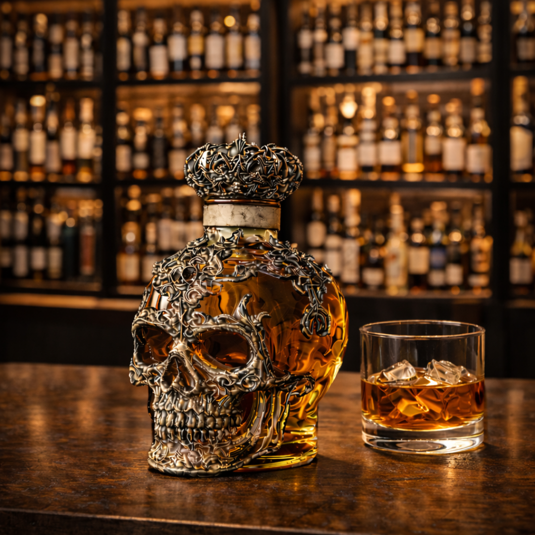 Whisky de la casa edición calavera