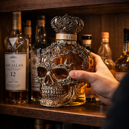 Whisky de la casa edición calavera