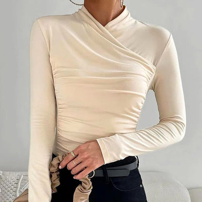 Lilura - Classic Cross-Neck Top