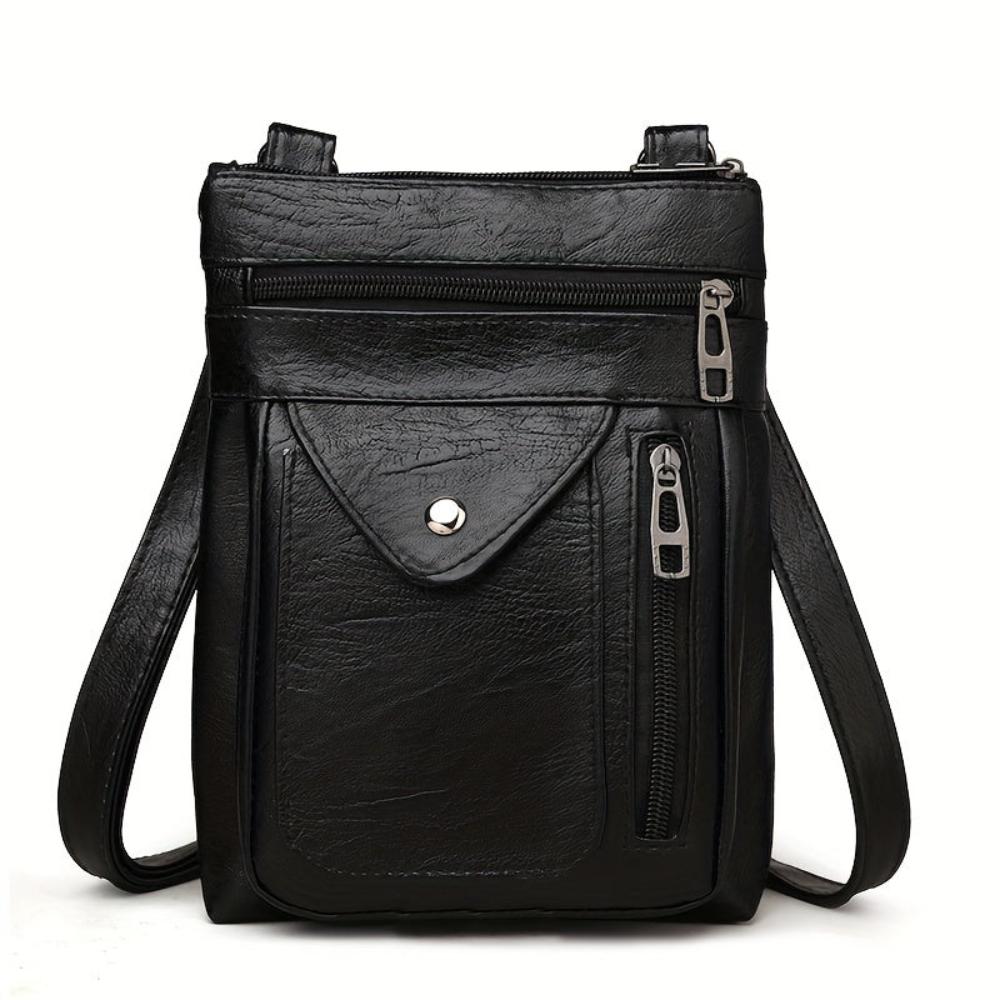 Celeste | Bolso bandolera de cuero
