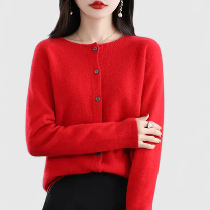 Rosa- Cárdigan cómodo