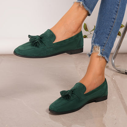 Mocasines Solena con Borlas