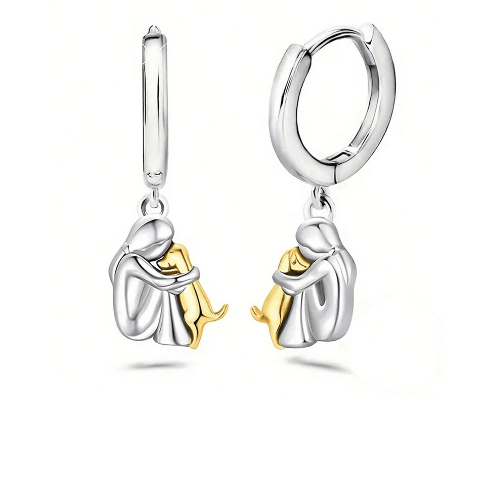 SET Collar Abrazo con tu mascota con pendientes de regalo – Oferta por tiempo limitado