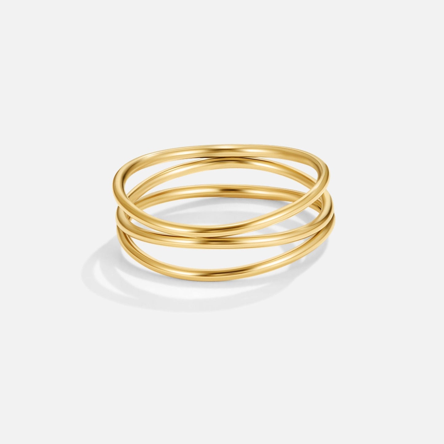 Anillo infinito de oro
