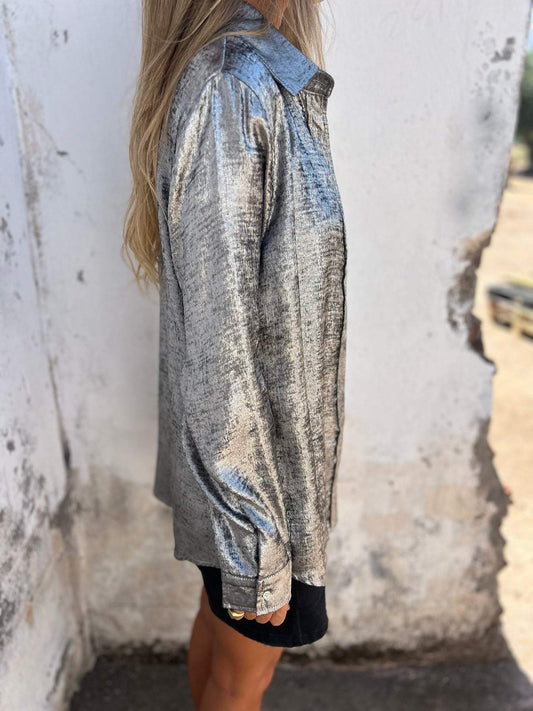 Louella - Chic Shimmer Shirt