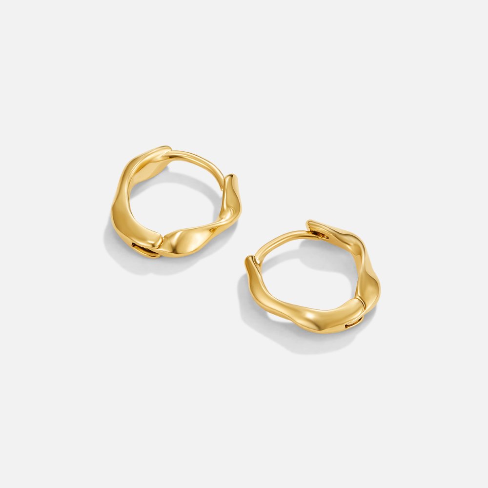 Aretes de aro retorcido Lala