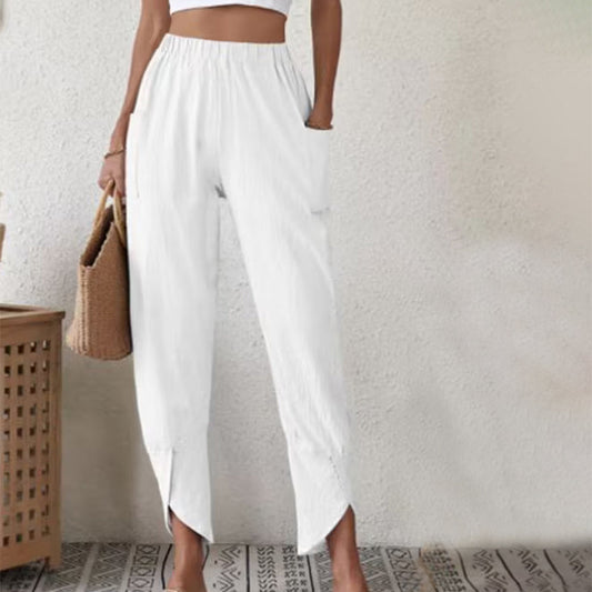 Essari - Split Hem Pants