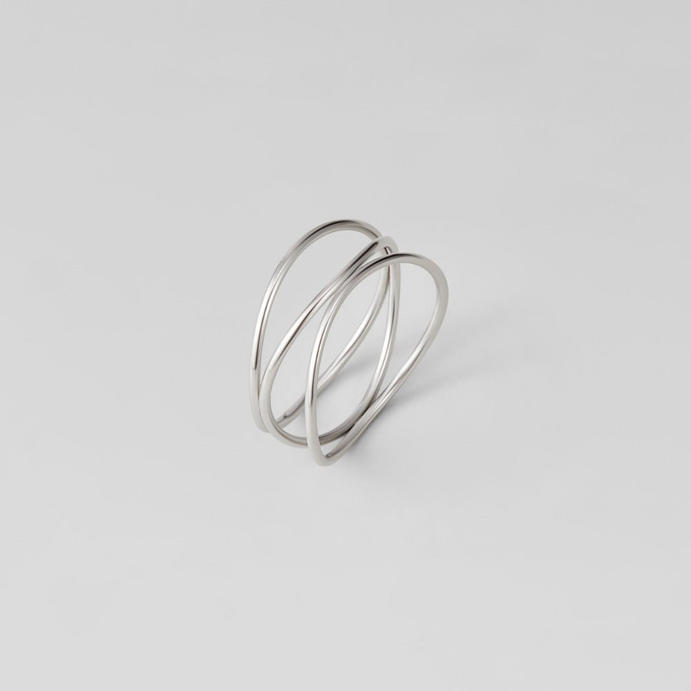 Anillo infinito de plata