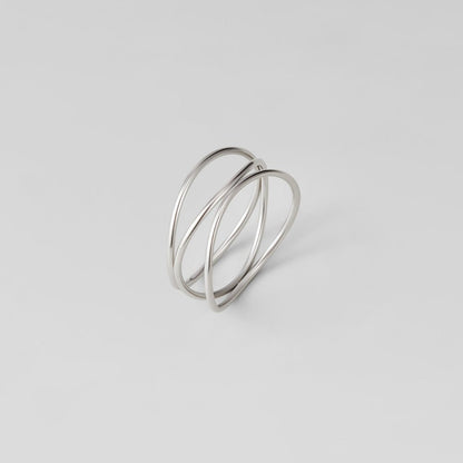 Anillo infinito de plata