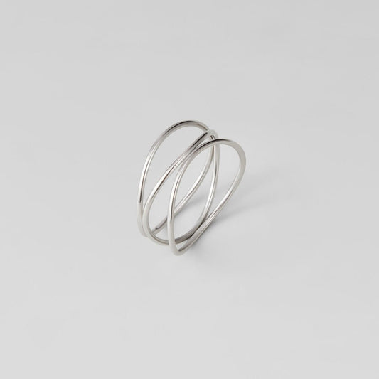 Anillo infinito de plata