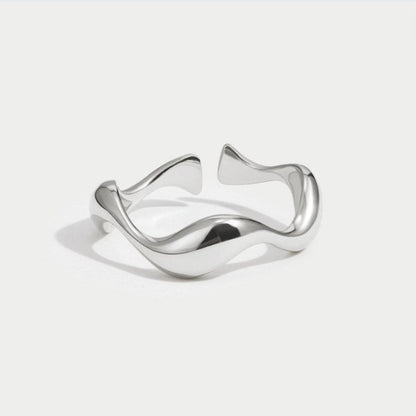 Anillo Silver Wave